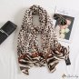 Spring and autumn cotton linen hand long scarf leopard scarf female fashion spring and summer gauze