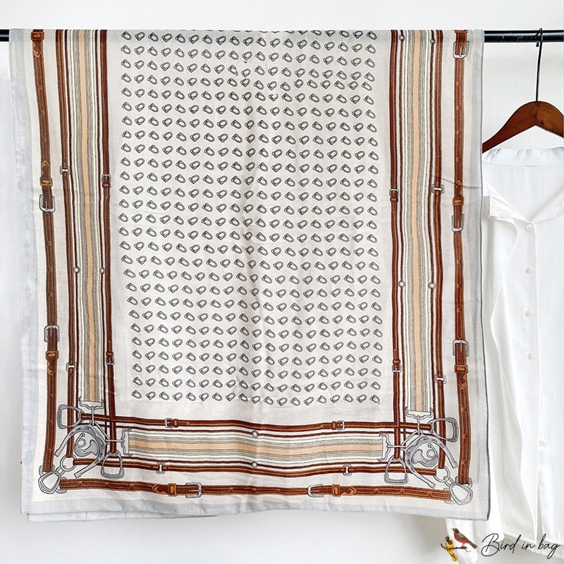 Scarf female autumn new cotton linen hand long scarf fashion silk scarf warm large shawl