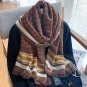 Scarf female autumn new cotton linen hand long scarf fashion silk scarf warm large shawl