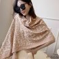 Retro autumn and winter new warm scarf female fashion double-sided thickened imitation cashmere stud