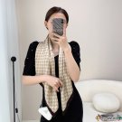 Season new 90cm large square scarf female elegant twill silk fashion printing silk scarf decorative 