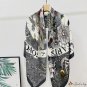 Silk scarf female 130cm simulation silk twill silk printing large square scarf shawl scarf