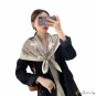 Season new 90cm large square scarf female elegant twill silk fashion geometric print silk scarf deco