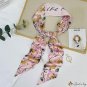 Small long ribbon hair ribbon female tie hair float tie ponytail ribbon tie ponytail thin long Frenc
