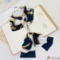 Spring and summer new thin narrow long strip of small silk scarf female models long scarf decorative