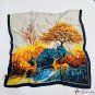 Spring and summer new long scarf scarf female plum deer printing silk scarf beach scarf female long 
