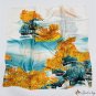 Spring and summer new silk scarf female long section simulation silk plum deer printing sarong long