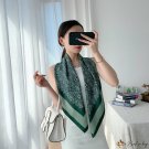Summer new 90cm large square scarf women shawl twill silk silk printing scarf scarf with headscarf