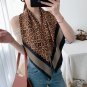 Summer new 90cm large square scarf women shawl twill silk silk printing scarf scarf with headscarf