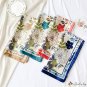 70cm small square scarf silk scarf female spring and summer new floral printing square scarf satin s