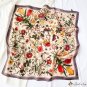 70cm small square scarf silk scarf female spring and summer new floral printing square scarf satin s