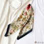 70cm small square scarf silk scarf female spring and summer new floral printing square scarf satin s