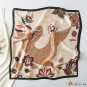 70cm small square scarf silk scarf female spring and summer new floral printing square scarf satin s
