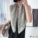 New 90cm twill silk scarf female fashion large square scarf printing scarf headscarf