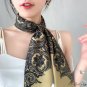 New 90cm twill silk scarf female fashion large square scarf printing scarf headscarf
