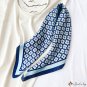 Silk scarf female spring and summer new floral print 70cm small square scarf satin scarf shawl