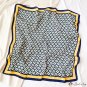 Silk scarf female spring and summer new floral print 70cm small square scarf satin scarf shawl