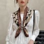 Twill silk scarf female spring and summer new 90cm large square scarf satin printing scarf with head
