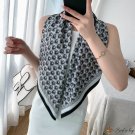 Spring and summer new 90cm large square scarf women shawl twill silk silk printing scarf scarf with 