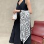 Spring and summer new 90cm large square scarf women shawl satin twill silk line printing silk scarf