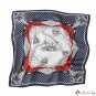 Small square scarf silk scarf female spring and summer new chain printing square scarf satin scarf s