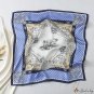 Small square scarf silk scarf female spring and summer new chain printing square scarf satin scarf s