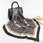 Silk scarf female summer new French vintage scarf printing large square scarf 90cm headscarf