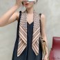 Spring and summer new 90cm large square scarf women shawl satin twill simulation silk printing silk