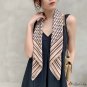 Spring and summer new 90cm large square scarf women shawl satin twill simulation silk printing silk