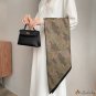 New 90cm twill silk scarf female fashion large square scarf decorative neckerchief scarf headscarf