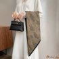 New 90cm twill silk scarf female fashion large square scarf decorative neckerchief scarf headscarf