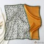 Colorful printing small silk scarf female 70cm square scarf summer new satin scarf shawl