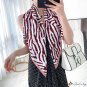 90cm twill silk large square scarf ladies printing silk scarf spring and summer new decorative scarf