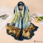 Spring and autumn fashion printing silk scarf female new sunshade beach towel dual-use scarf female 