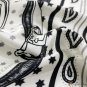 Black dot print large square scarf female new headscarf simulation silk scarf shawl