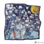 Silk scarf female new floral print small square scarf satin scarf shawl