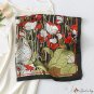 Silk scarf female new floral print small square scarf satin scarf shawl