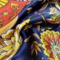 Silk scarf female new retro fan printing small square scarf imitation silk turban scarf