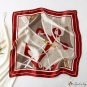 70cm printing small square scarf silk scarf female 70cm square scarf spring and summer new satin sca