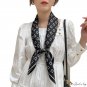 Season new 90cm large square scarf female elegant twill silk printed silk scarf decorative headscarf