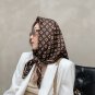 Season new 90cm large square scarf female elegant twill silk printed silk scarf decorative headscarf