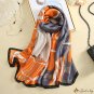 New imitation silk scarf women's spring and autumn beach scarf scarf long shawl daily with decorativ