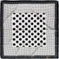 90cm silk scarf female new black and white polka dot print square scarf simulation silk satin turban
