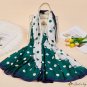 Silk scarf female polka dot print spring and autumn new shawl seaside sunshade sarong beach scarf sc