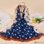 Silk scarf female polka dot print spring and autumn new shawl seaside sunshade sarong beach scarf sc