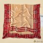 Plaid silk scarf women spring and autumn new shawl long beach towel printed decorative sarong