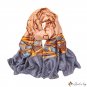 Silk scarf spring and autumn new fashion medium-length paragraph neck protection silk scarf imitatio