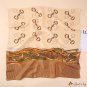 Silk scarf spring and autumn new fashion medium-length paragraph neck protection silk scarf imitatio