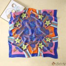 Autumn new shawl imitation silk scarf female printing sarong seaside sunshade beach scarf scarf