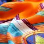 Autumn new shawl imitation silk scarf female printing sarong seaside sunshade beach scarf scarf